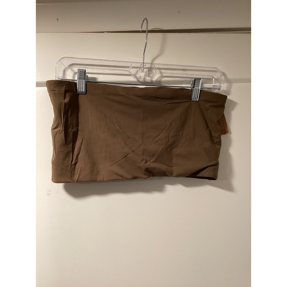 Skims Fits Everybody Bandeau Bra Oxide Brown Strapless BR-BND-2026 Womens 2X NEW